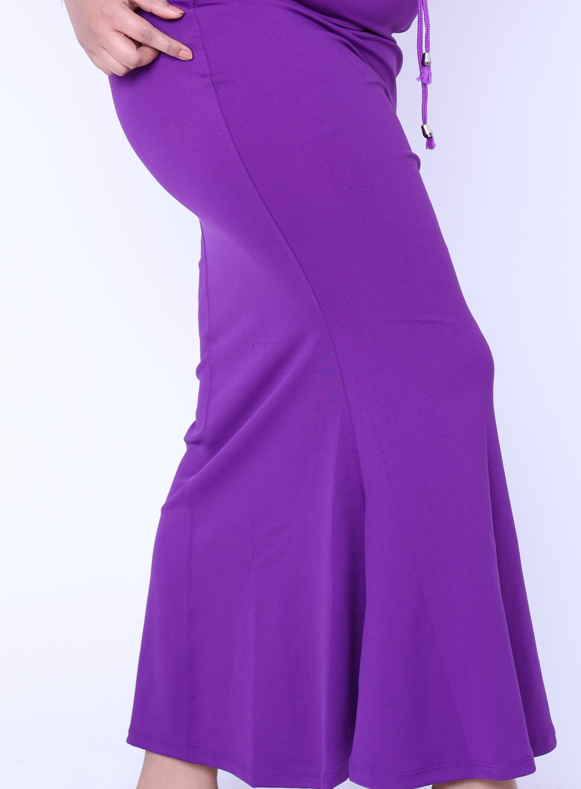 Women's Saree Shapewear Petticoat (Purple) - Luxusintim